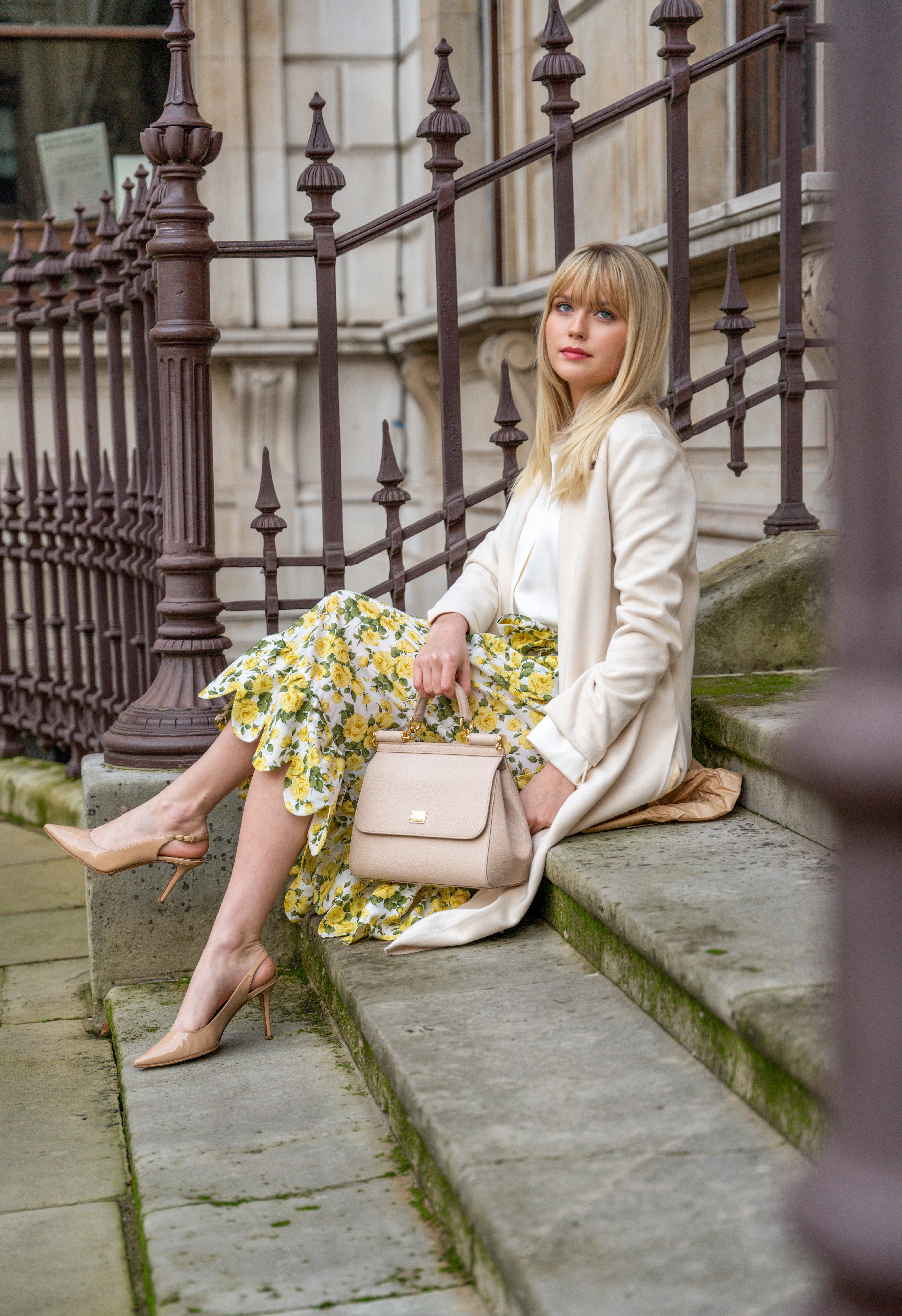 Grace Midi Skirt (Hello Sunshine) - Final Sale