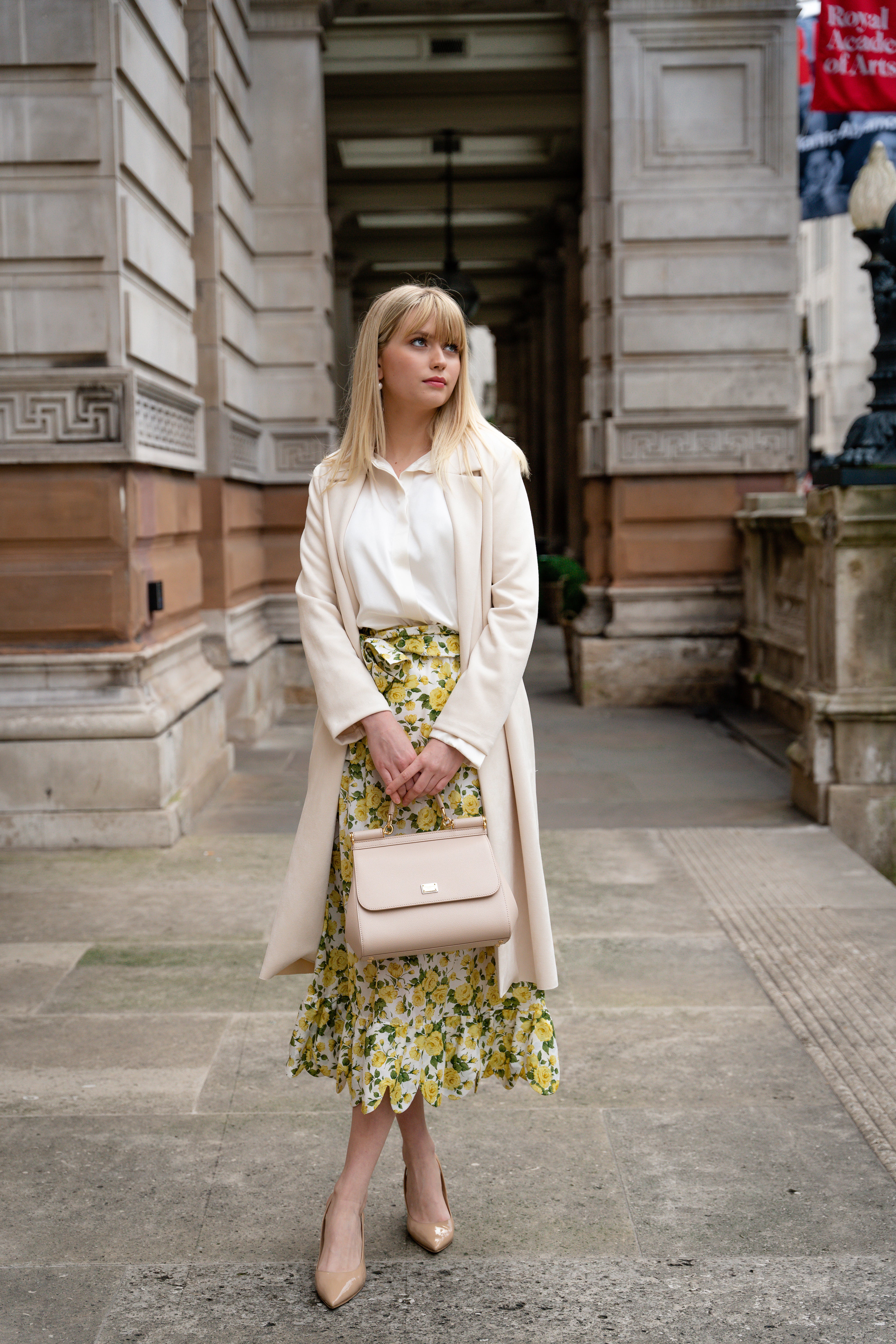 Grace Midi Skirt (Hello Sunshine) - Final Sale