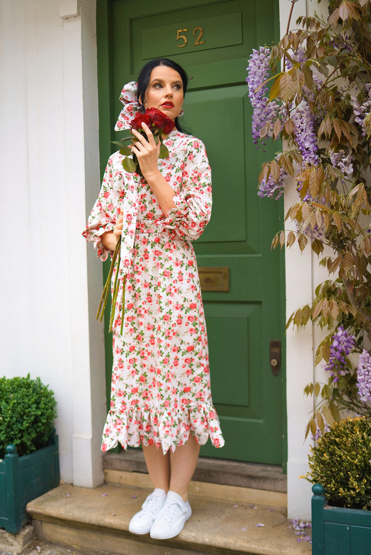 Evelyn midi dress (English Garden)  size 10 - Final Sale