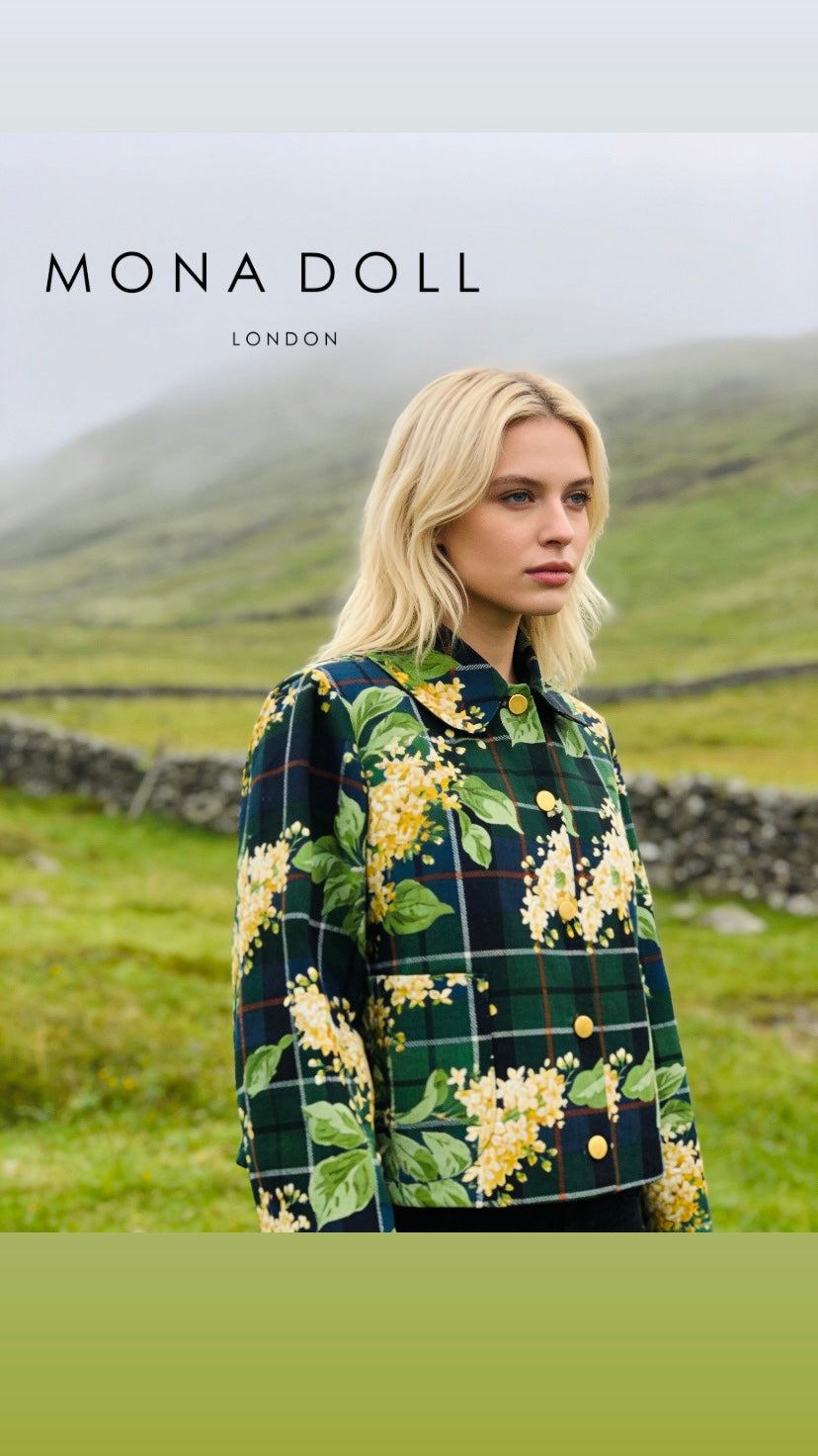 Tartan in Bloom Boxy Jacket