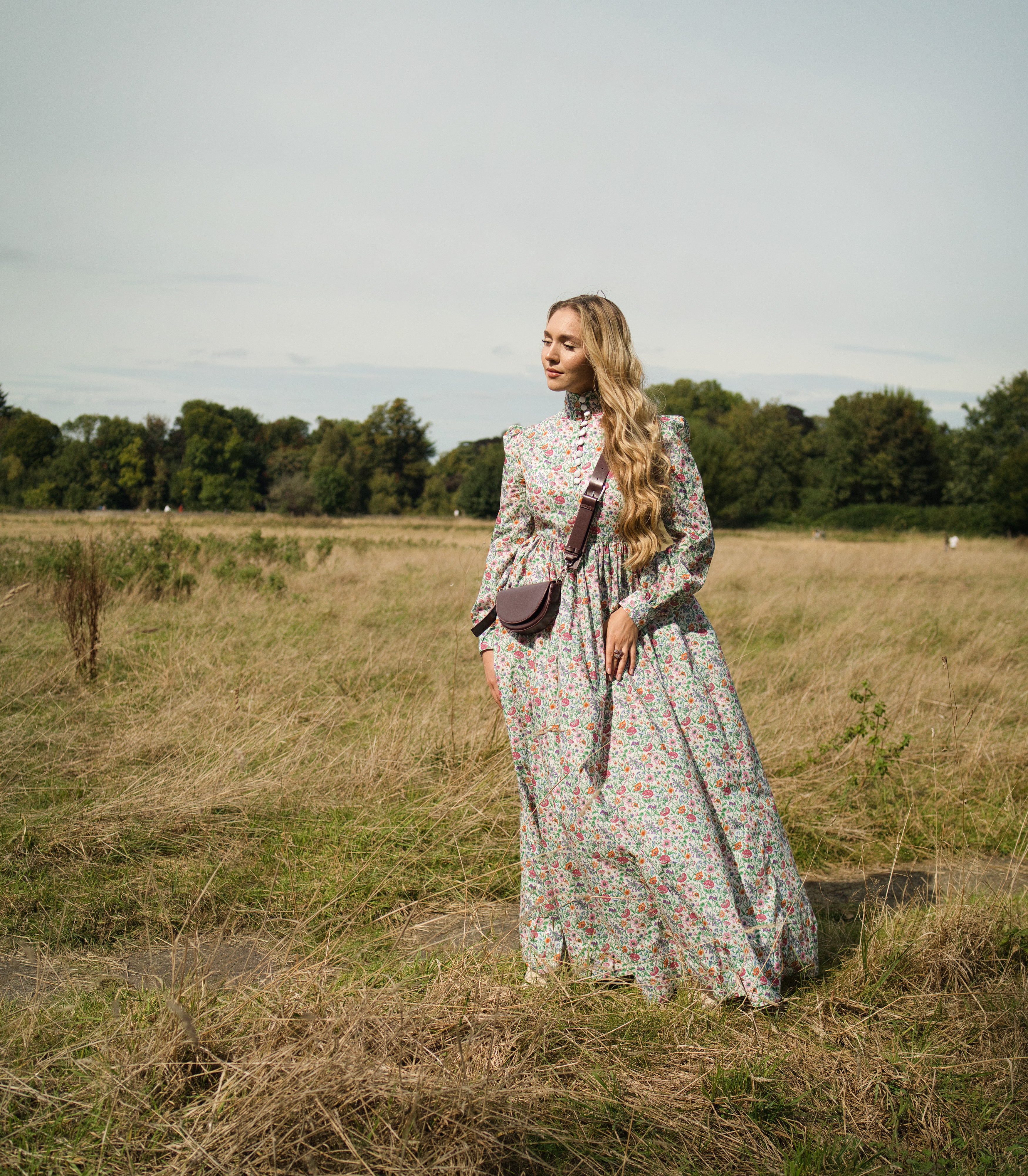 Helen maxi dress (Wild Flower print)