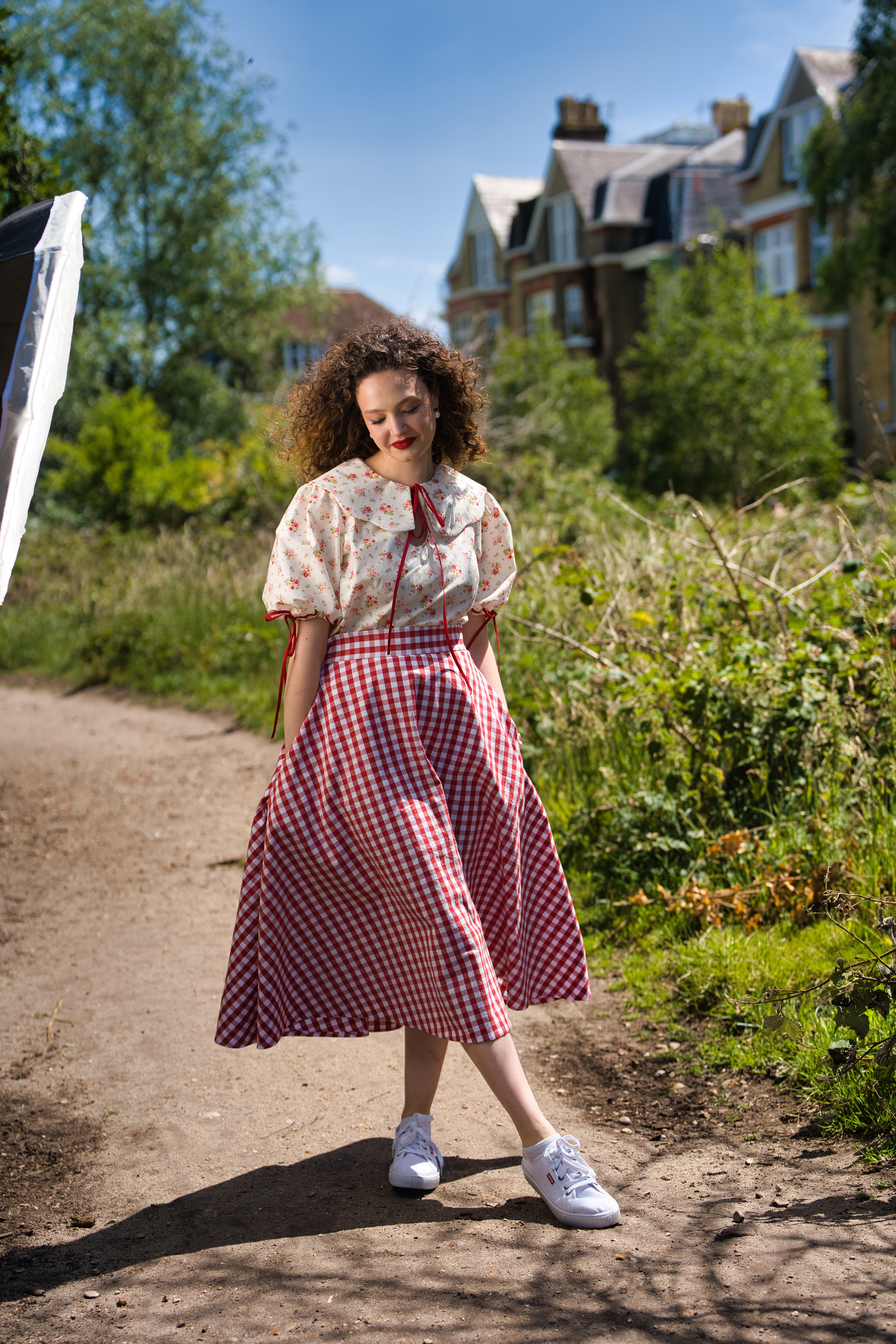 Lynn Midi skirt - Vintage Beauty