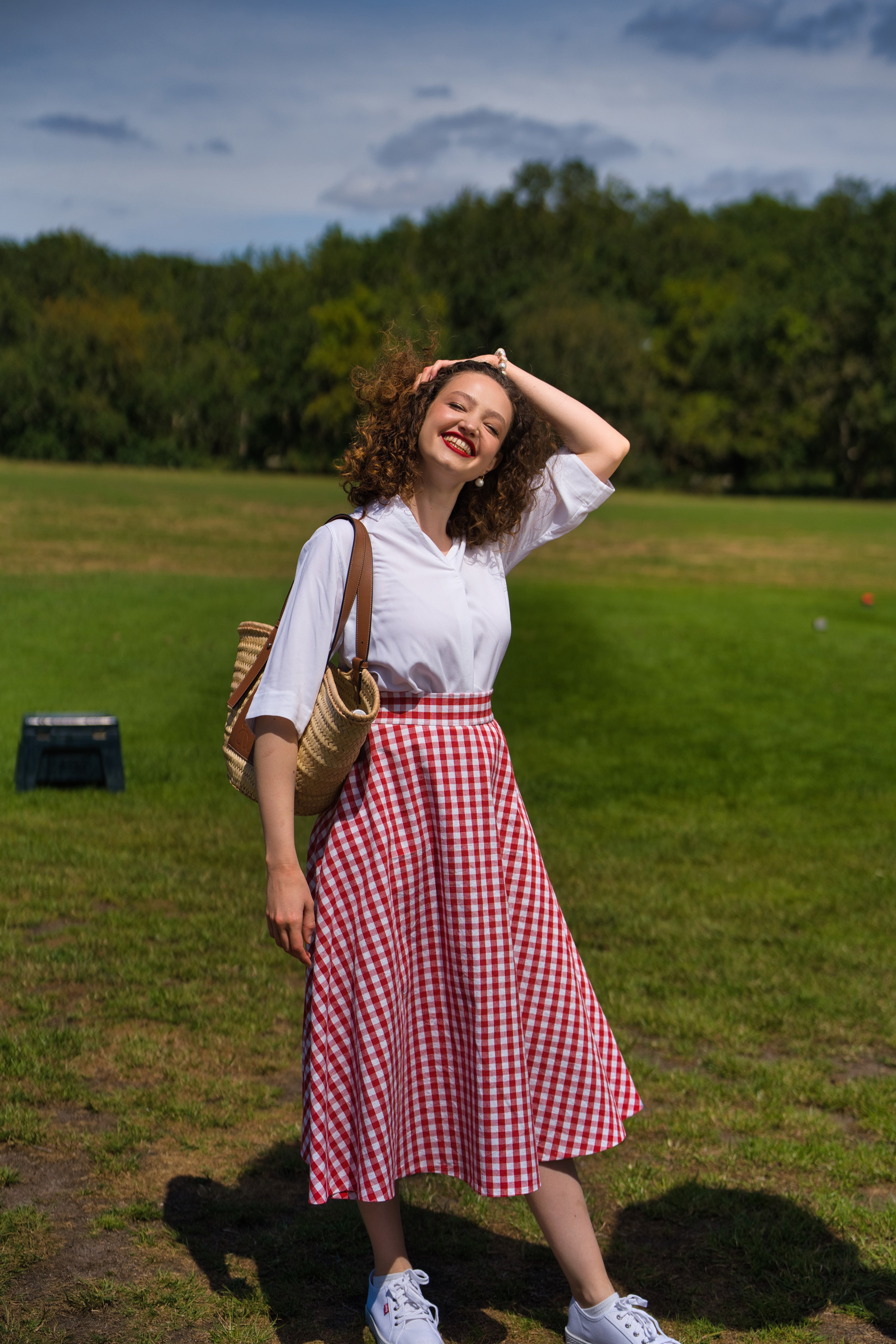 Lynn Midi skirt - Vintage Beauty