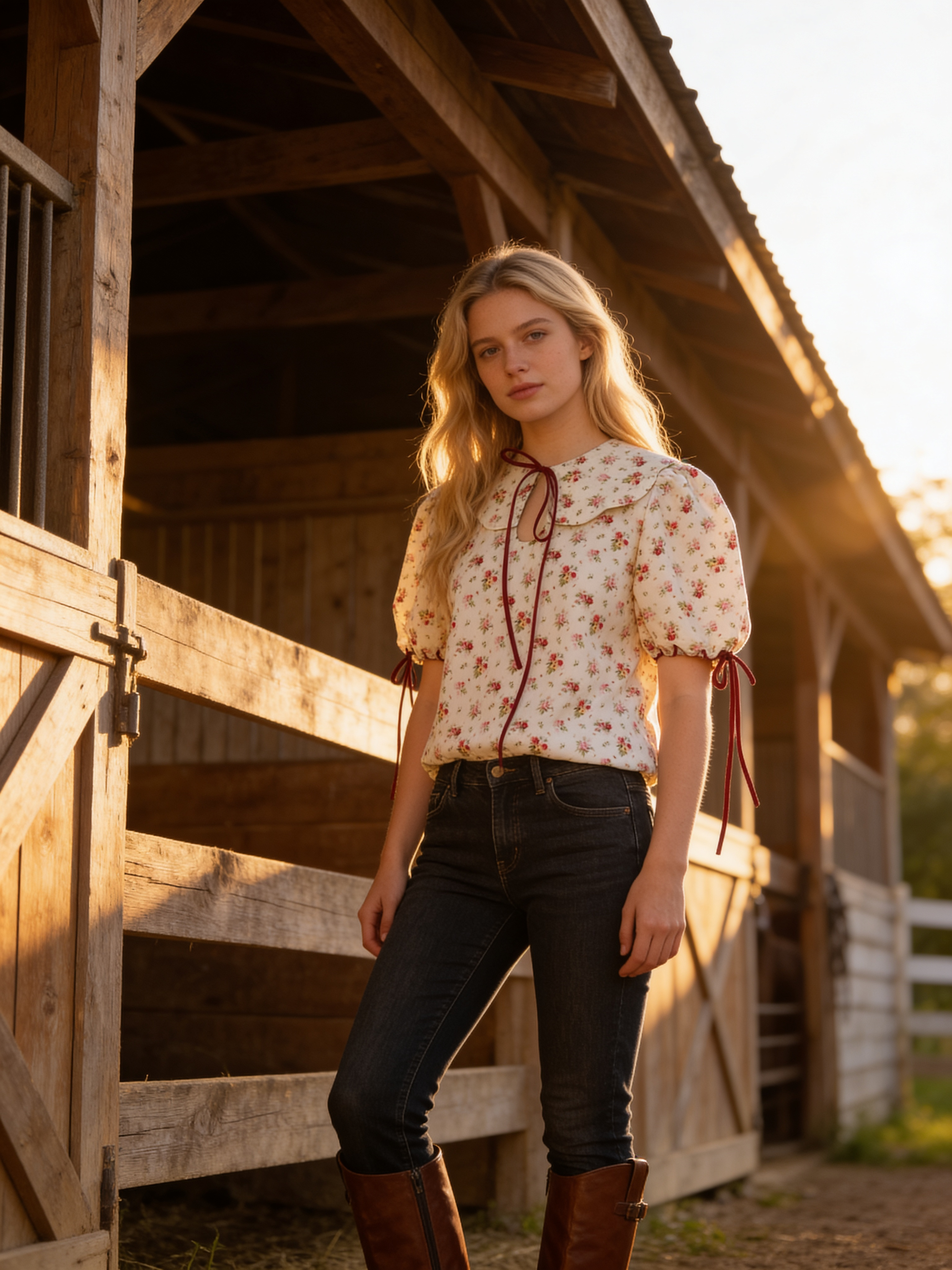 Molly Blouse - Country side dream