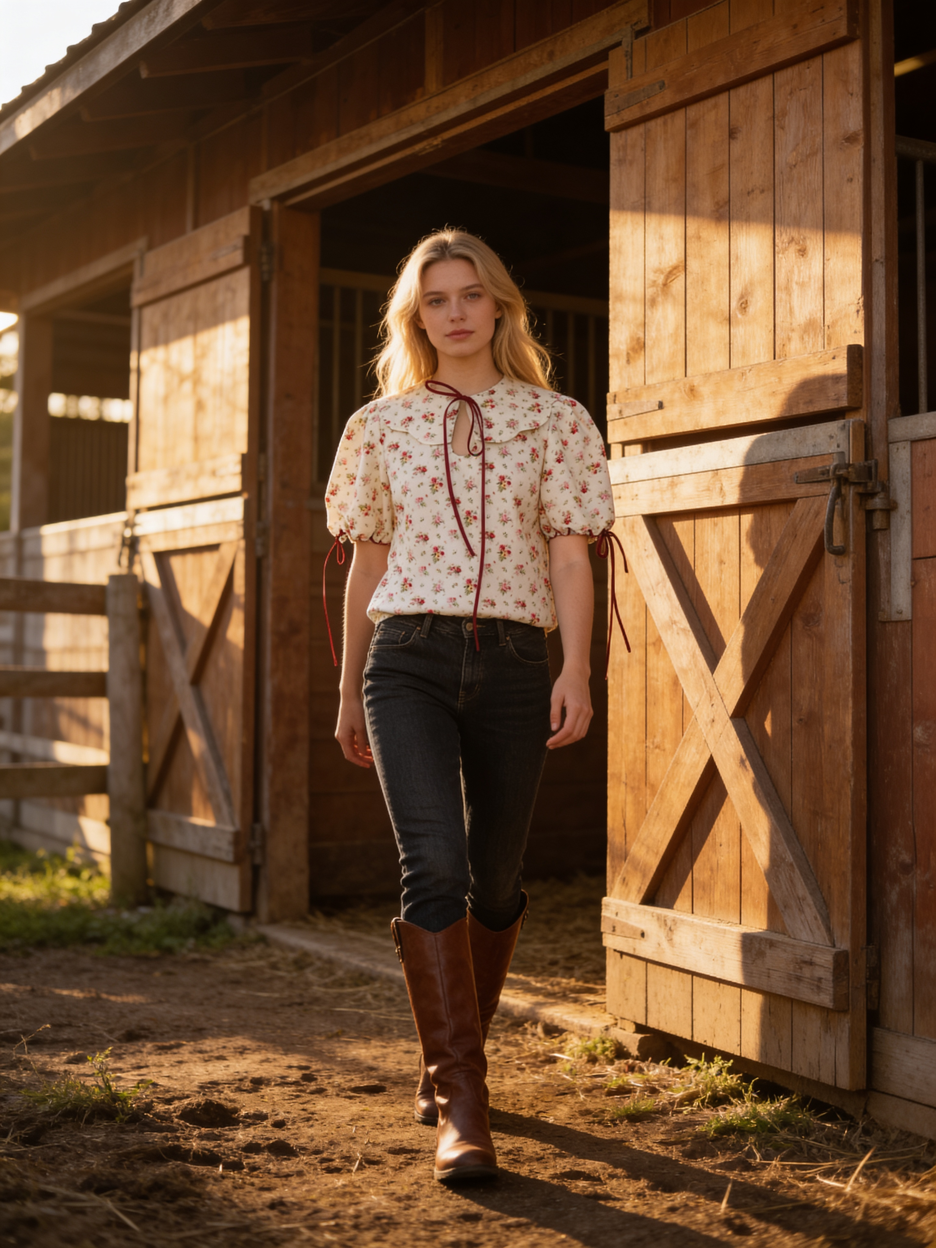 Molly Blouse - Country side dream