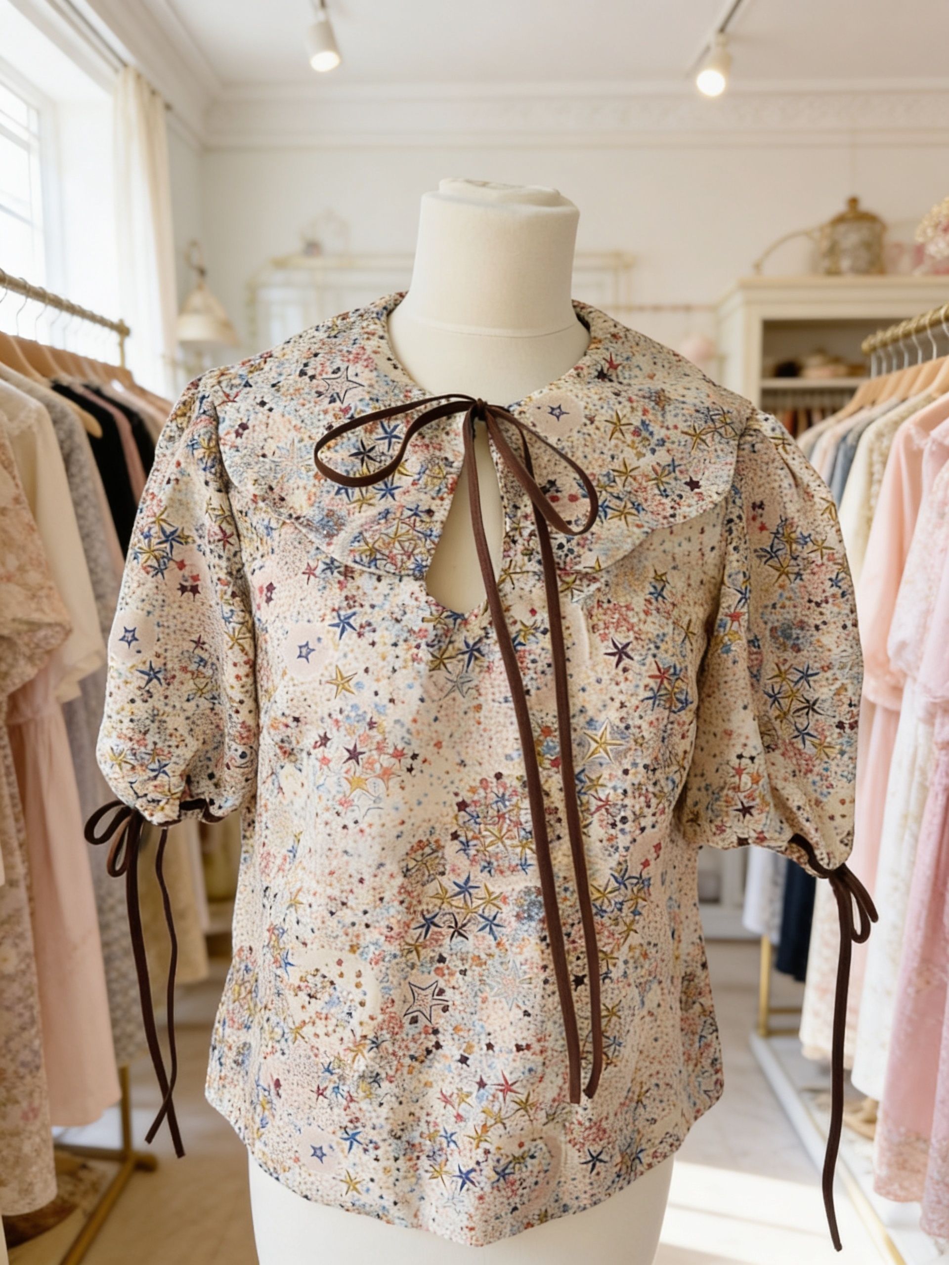 Molly Blouse (Stars) The End of Summer Sale