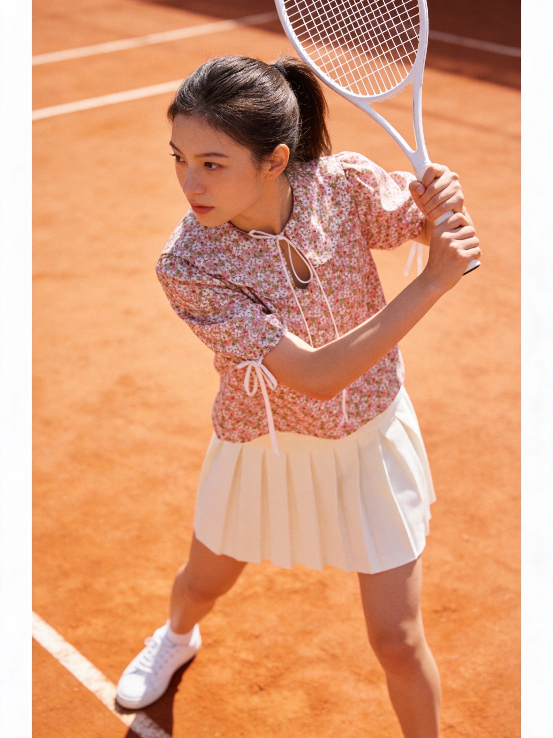 Molly Blouse (Strawberry Garden) The End of Summer Sale