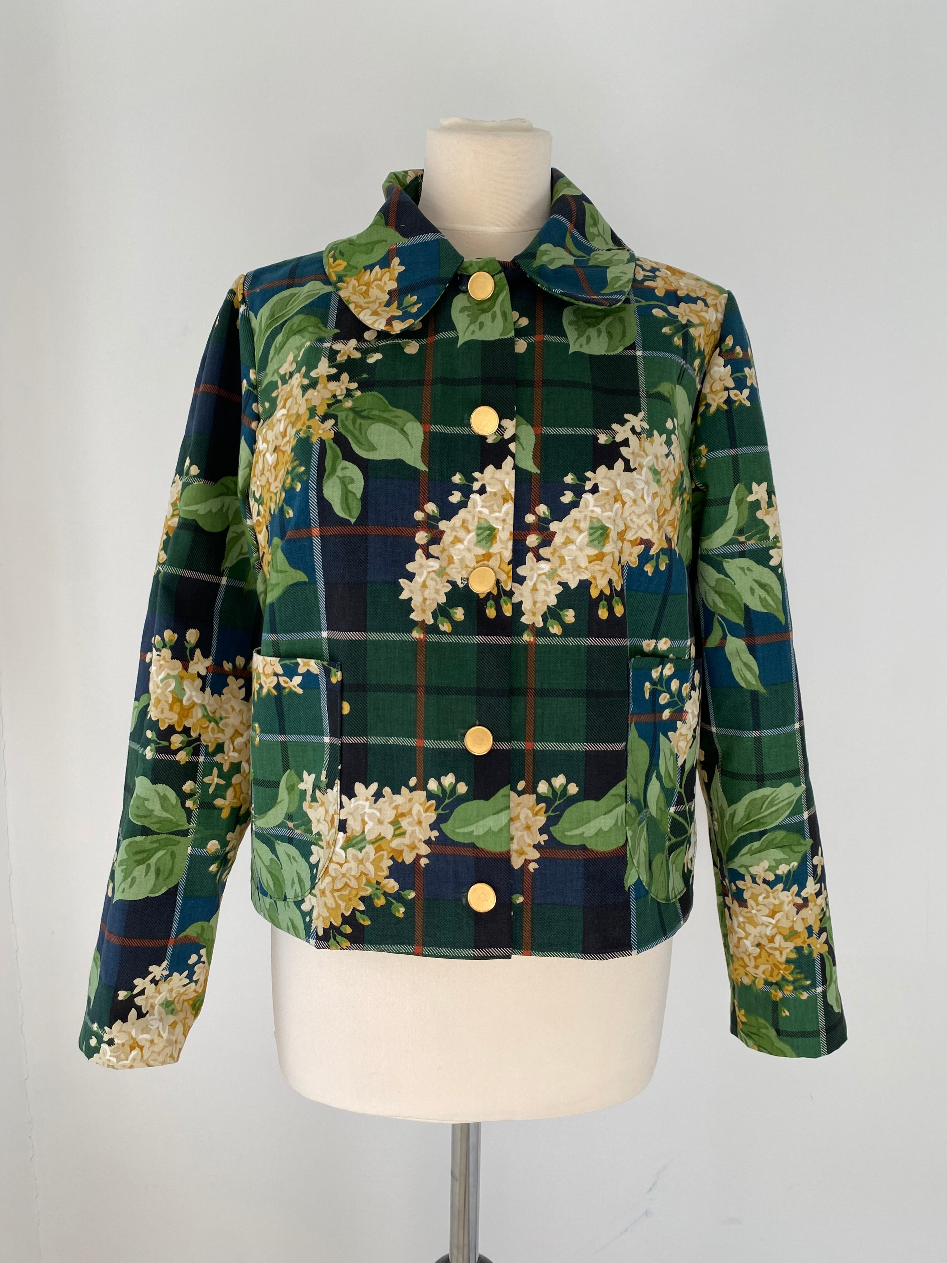 Tartan in Bloom Boxy Jacket